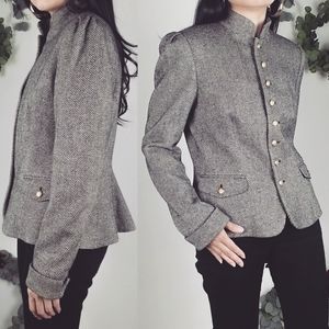 CHAPS Blazer Pattern Long Sleeve Jacket Business C